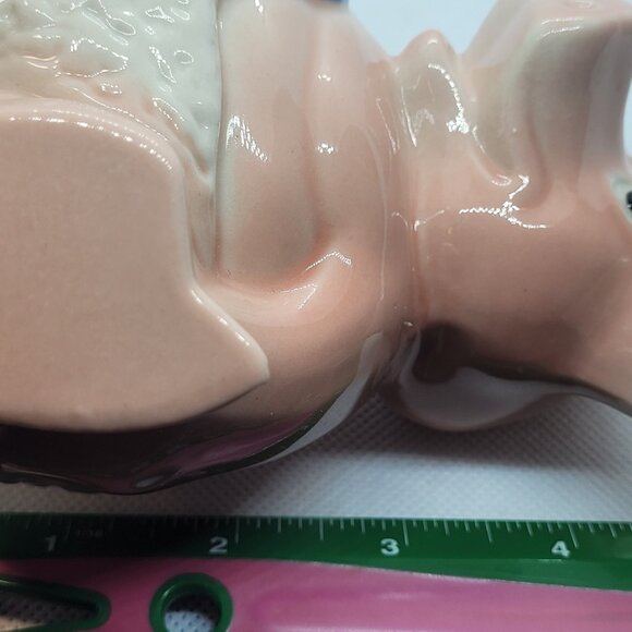 Wade Pottery Woody Baby Pig in Nappy Money Box Piggy Bank 1980s Natwest Bank - Picture 9 of 9